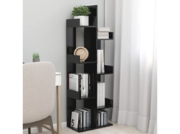 Vidaxl Estante 48x25,5x140 Cm Derivados De Madeira Preto