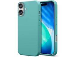 Capa Protetora - Booling - Para Iphone 17 - Silicone Líquido Ultrafino E Leve Com Absorção De Impacto - Verde B