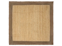 Vidaxl Tapete De Área Cinzento 300 X 300 Cm Juta