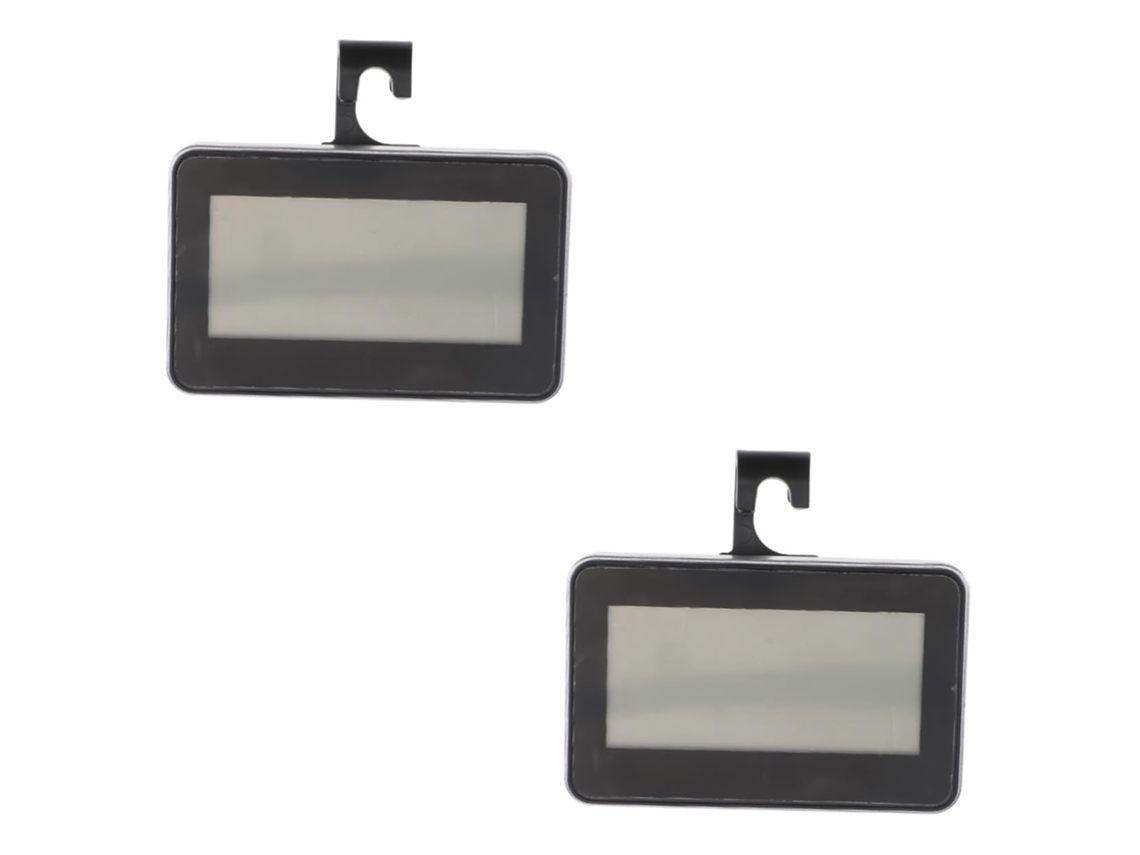 Lurelia Termómetro Analógico, 2 Unidades, Para Frigorífico E Congelador, Alta Precisão, Visor Fácil Leitura, Alarme Sonoro, Impermeável