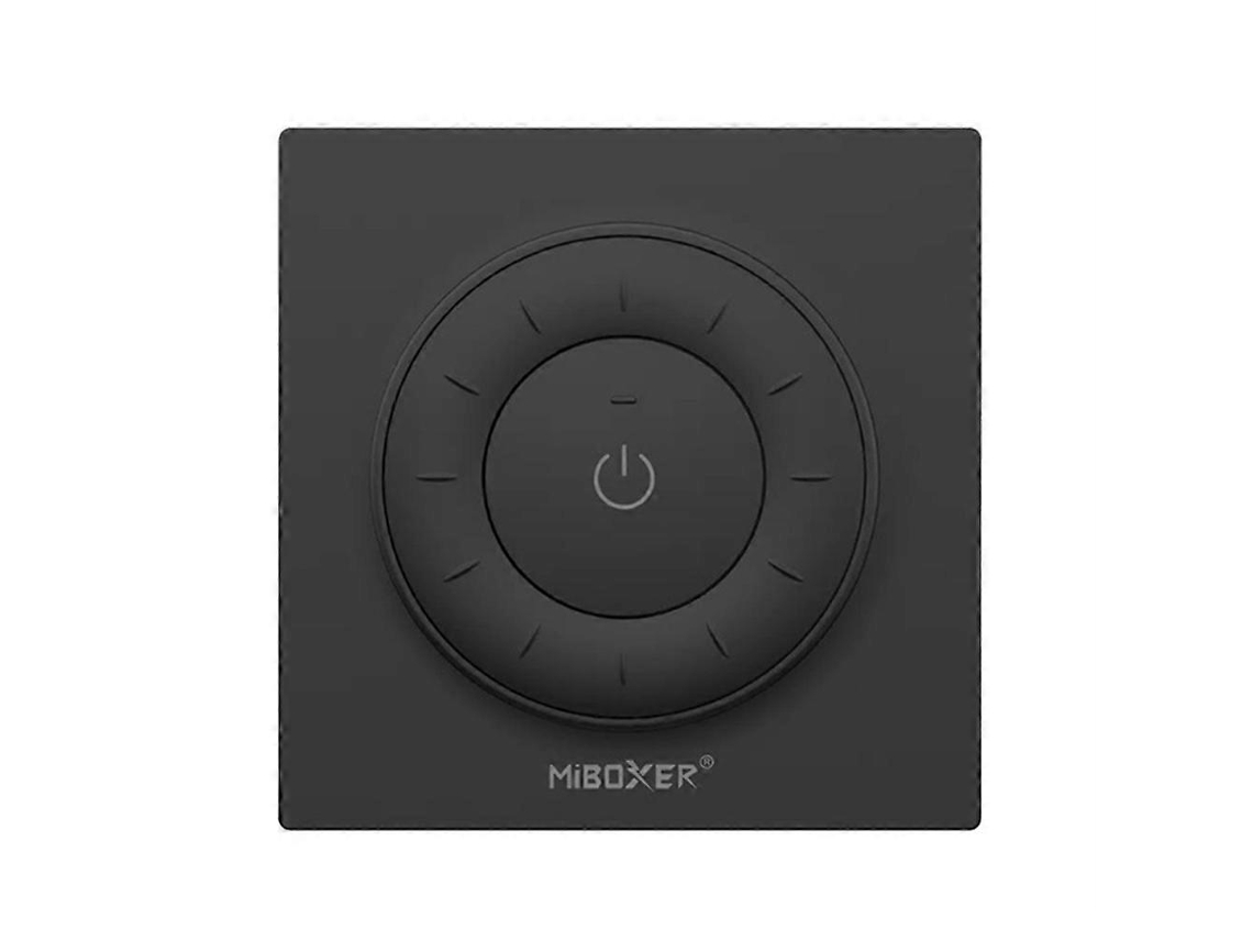 Miboxer K3 2.4g Controle Remoto Com Painel De Temperatura De Cor E Roda Giratória, Dimmer Ajustável, Sem Fio Para Lâmpadas, Preto