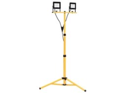 Vidaxl Projetor C/ Iluminação Led E Tripé 2x30 W Branco Frio