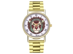 Reloj De Pareja Casual Con Correa De Acero Y Movimiento De Cuarzo, Regalo