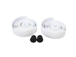 2pcs Cinta de Manillar de Bicicleta de Estrada em Silicone, Antideslizantes, Absorventes de Suor, Branco com Fundo Preto | S/MARCA