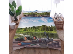Capa de Edredom Natalina 3d Fe em Microfibra Fronha 220x240cm