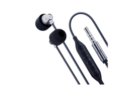 Fones de Ouvido com Fio 3MK Jack 3,5 mm Preto