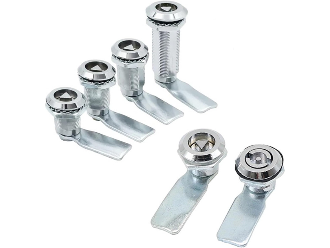 Fechadura De Caixa Distribuição Em Liga Zinco Ms705 Com Lingueta Triangular Para Chave, Modelo Ms705-18-28-40-62 1 Unidade