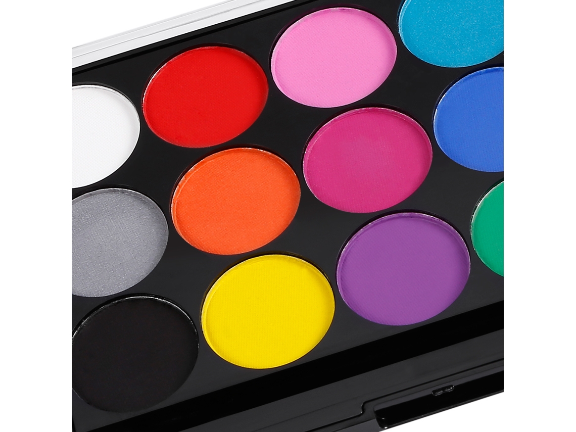Kit de Pintura Facial Profissional 15 Cores Lavável