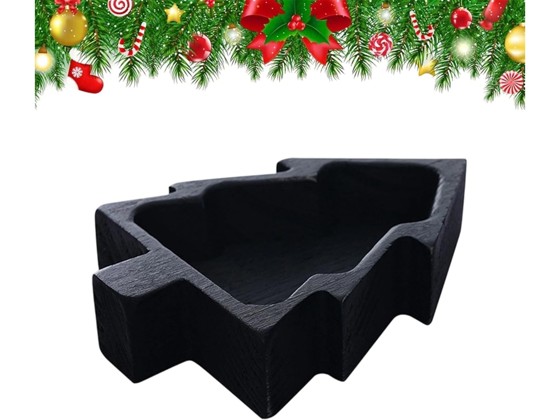 Bugie Em Suporte Genérico Branco Rústico Para Natal.
