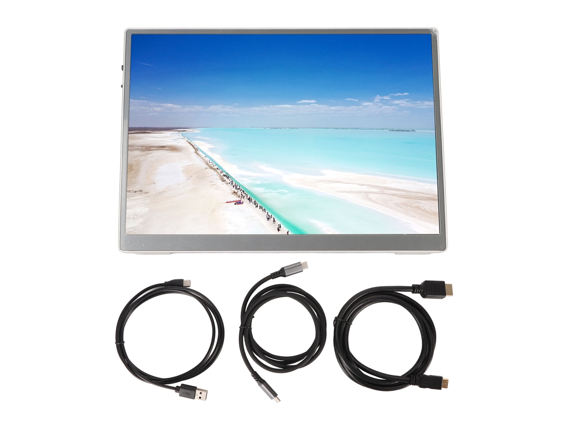 Suporte portátil de exibição EOOCOO com tela IPS de 10,5 polegadas