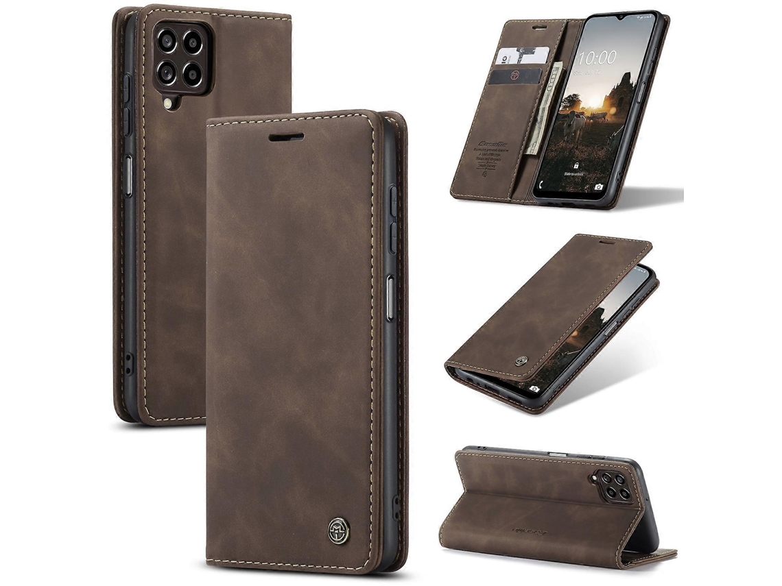 Capa Couro Para Samsung Galaxy M33 5g, Elysve