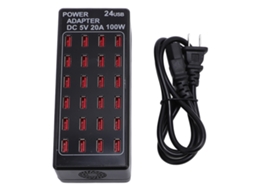 Carregador Multi porta LAXISCREED 100w 24 Portas