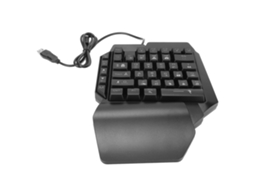 Teclado Gamer De Uma Mão Com Iluminação Rgb