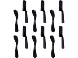 Conjunto De 20 Pentes Profissionais Pretos Em Abs Para Coloração De Cabelo, Fáceis De Usar.