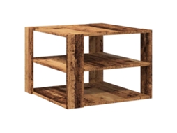 Mesa de Centro Derivados de Madeira Madeira Velha MAISON EXCLUSIVE 58x58x40 cm