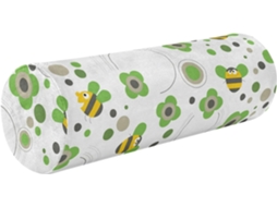 Almofada Cilíndrica Redonda para Dormir Formato Cilindro Suporte o Pescoço Ergonômico Fácil de Limpar Ideal