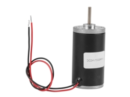 Yuru motor DC de Escova de Carvão Magnético Permanente 24V 3500rpm, Leve e Compacto