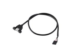 Adaptador Cabeamento Header Fêmea 5 Pinos Para Usb 2.0 Macho