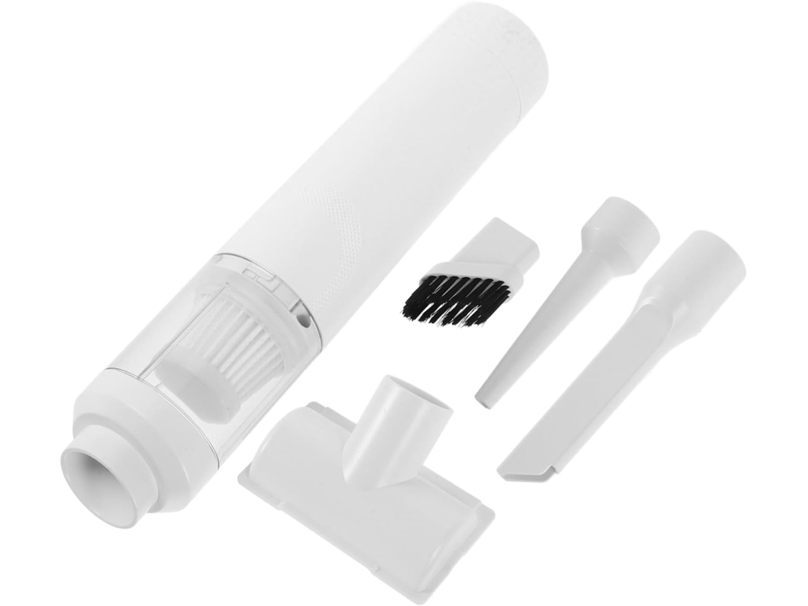 Aspirador De Pó Portátil Sem Fio Potente Com Soprador Múltiplos Bicos, Com Compartimento Para Armazenamento, Ergonômico