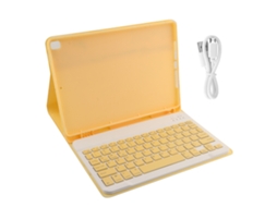 Aetheria estojo Teclado Smart Bluetooth com Ranura para Caneta para Ipad Air3/pro10.5/10.2 Amarelo (2019/2020)