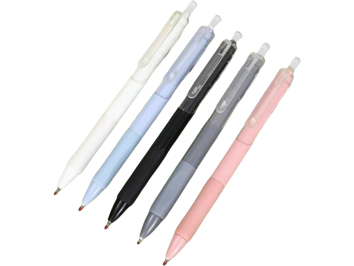 Caneta Em Gel, 0,5 Mm, Retrátil, Neutra, Estética, Escrita Suave,