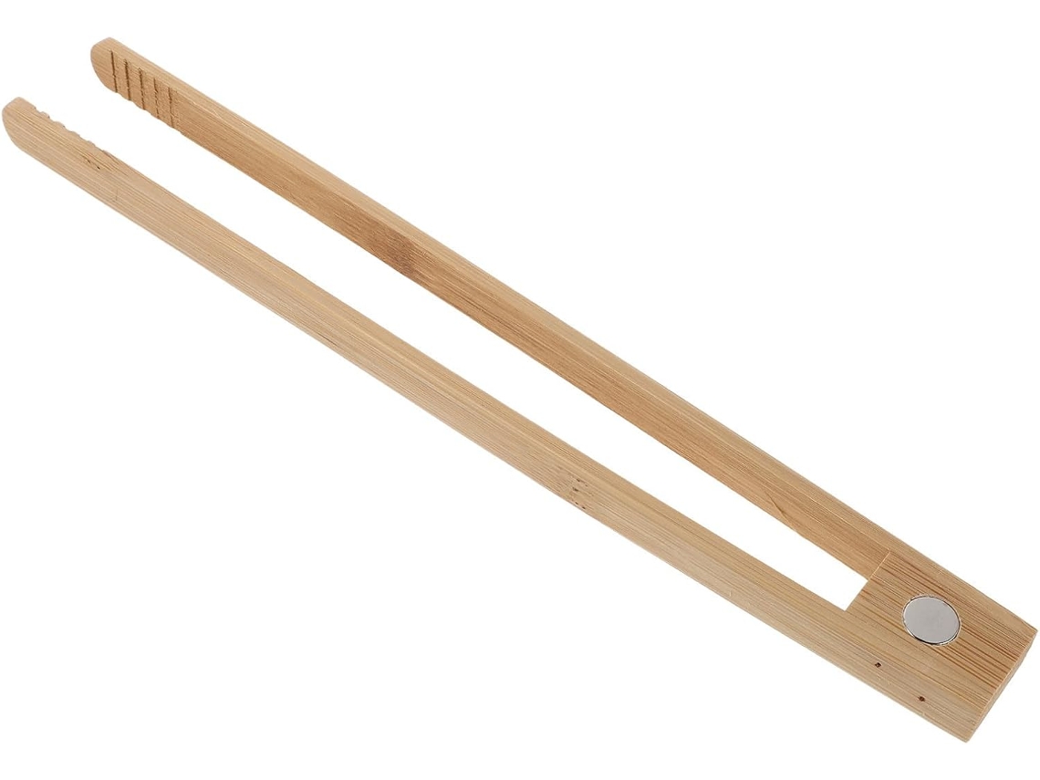 Pinças Magnéticas De Bambu Magiclulu, Acessório De Cozinha Prático E Fácil Limpar, Ideal Para Cozinhar, Fazer Churrasco
