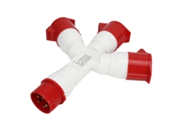 Enchufe Industrial De 5 Pines 380‑415v 3 Fases 16a Impermeable Con Caja Pa66 Conector De Aviación