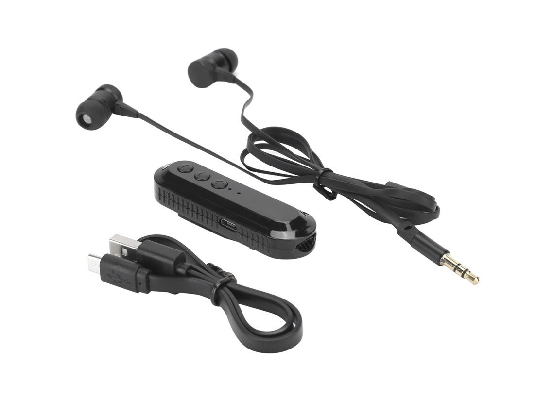 Fone De Ouvido Bluetooth4.1 Lavalier Clip-on Portátil Preto Headset Headphone