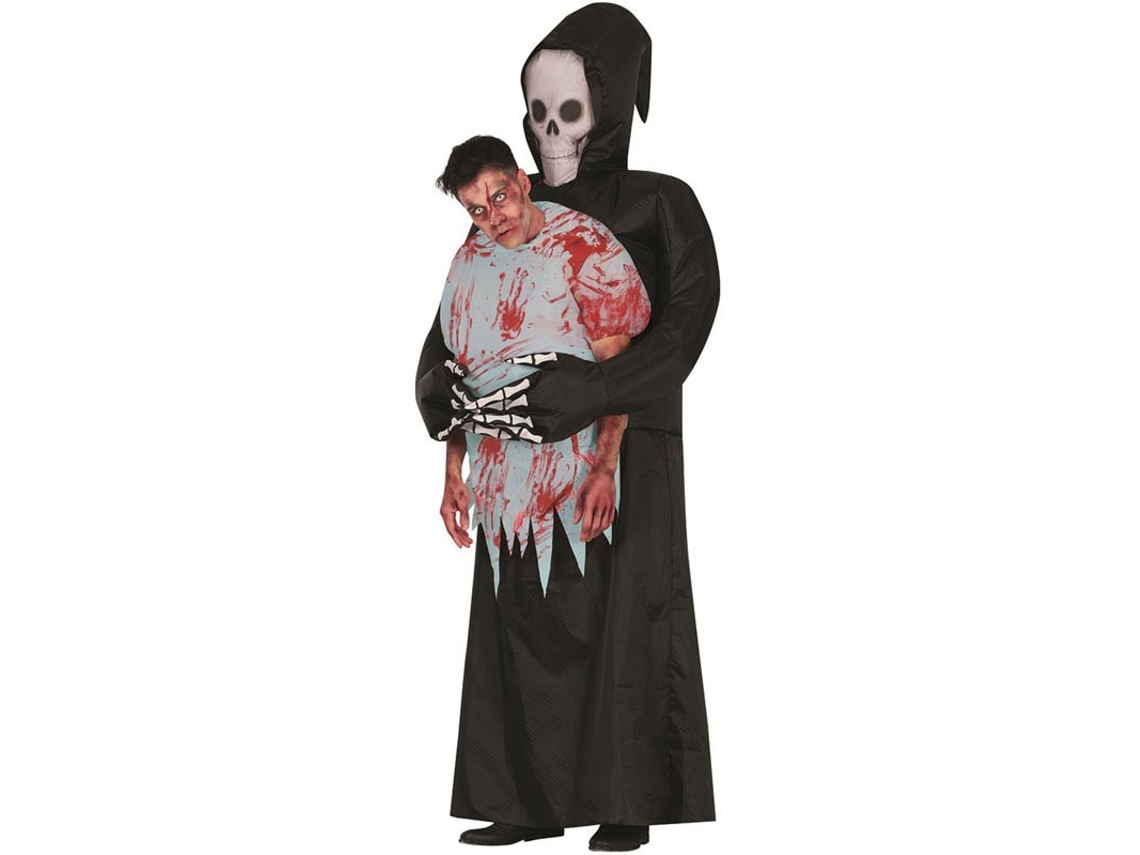 Fato de morte insuflável ou insuflável para homem