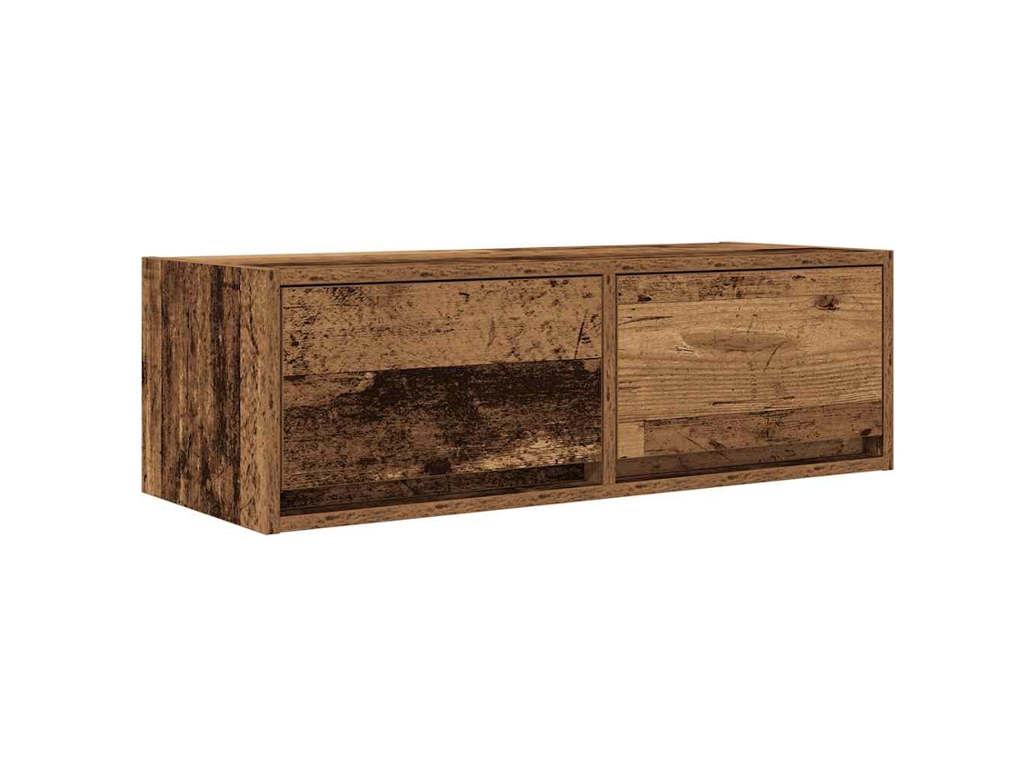 Tv Cabinet, Tv Cabinets Vidaxl Marrom Madeira Processada (80 X 31 X 25.5 Cm)