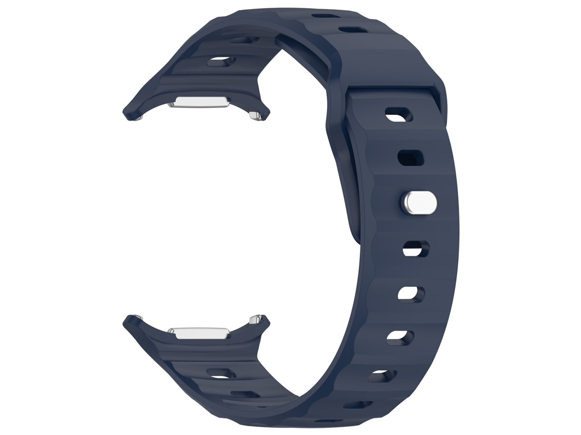 Bracelete De Silicone Para Samsung Galaxy Watch Ultra2 47mm Azul-marinho