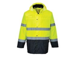 Parka De Alta Visibilidade Lite Traffic Segurança E Conforto / Amarelo Marinho / L Portwest