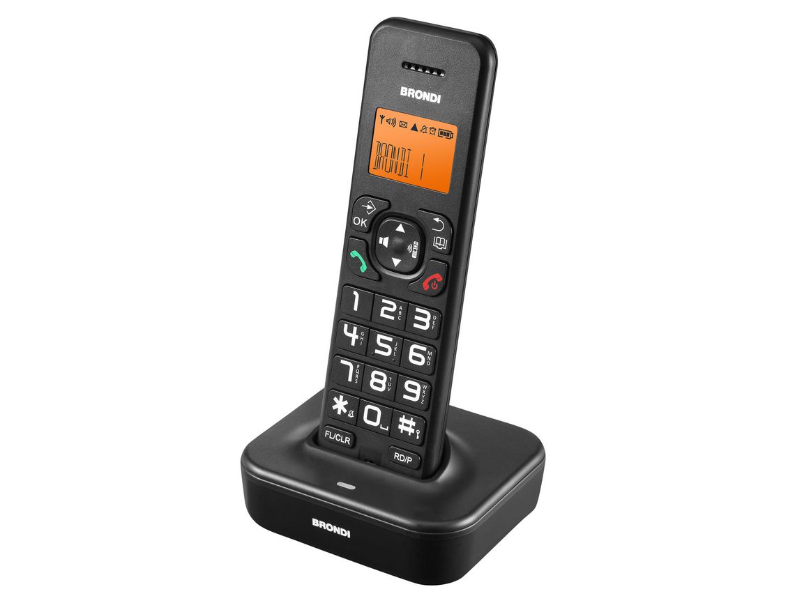 Telefone Fixo BRONDI Bravo Star Preto