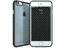 Capa iPhone 6, 6s, 7, 8 I-PAINT Ghost Pois (Preto)