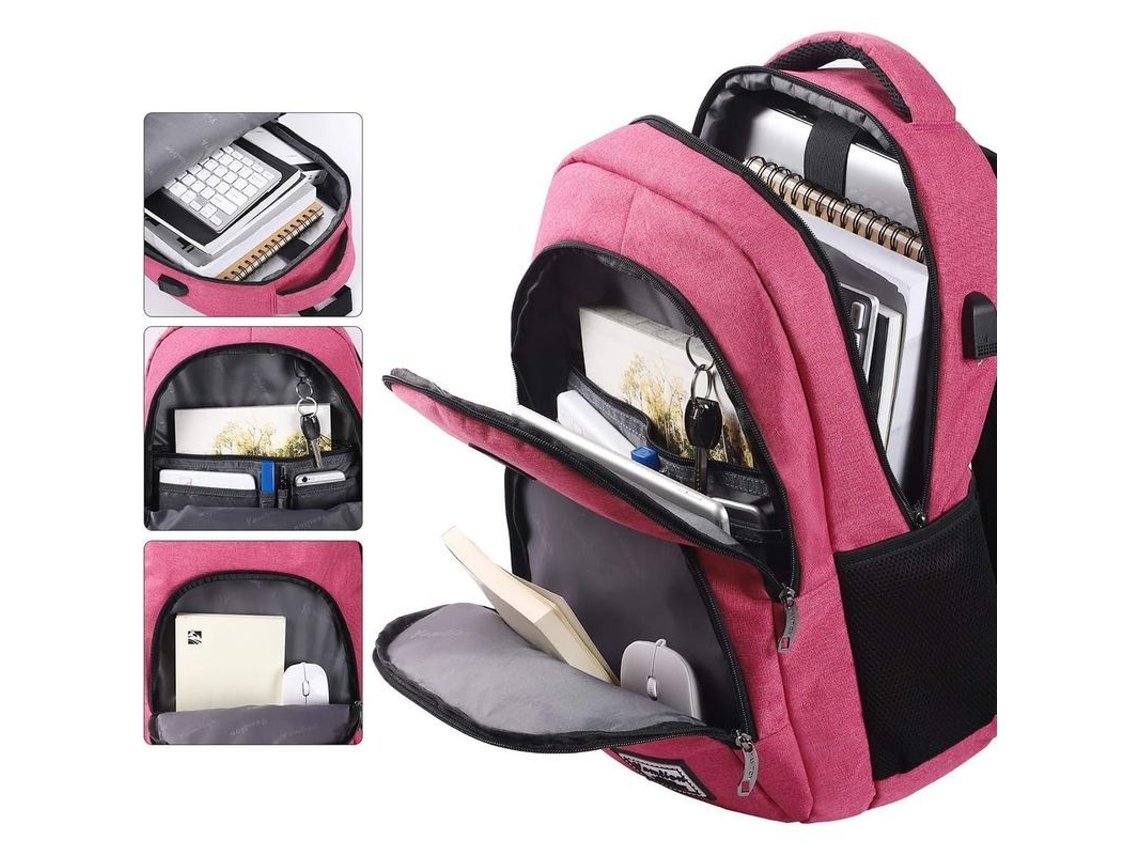 2026 mochila para Notebook de 15,6/17,3 Polegadas 2025 Oxford Resistente À Água com Porta Usb para Trabalho, Escola, Viagens Unissex