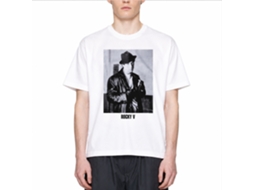 Rockinstone Rocky Movie Glare White Adult T-shirt Size:m