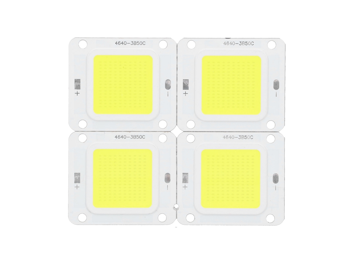 4pcs Chip Led Cob 60w 6500k Luz Branca Pura 150 170v para Spotlights Downlight