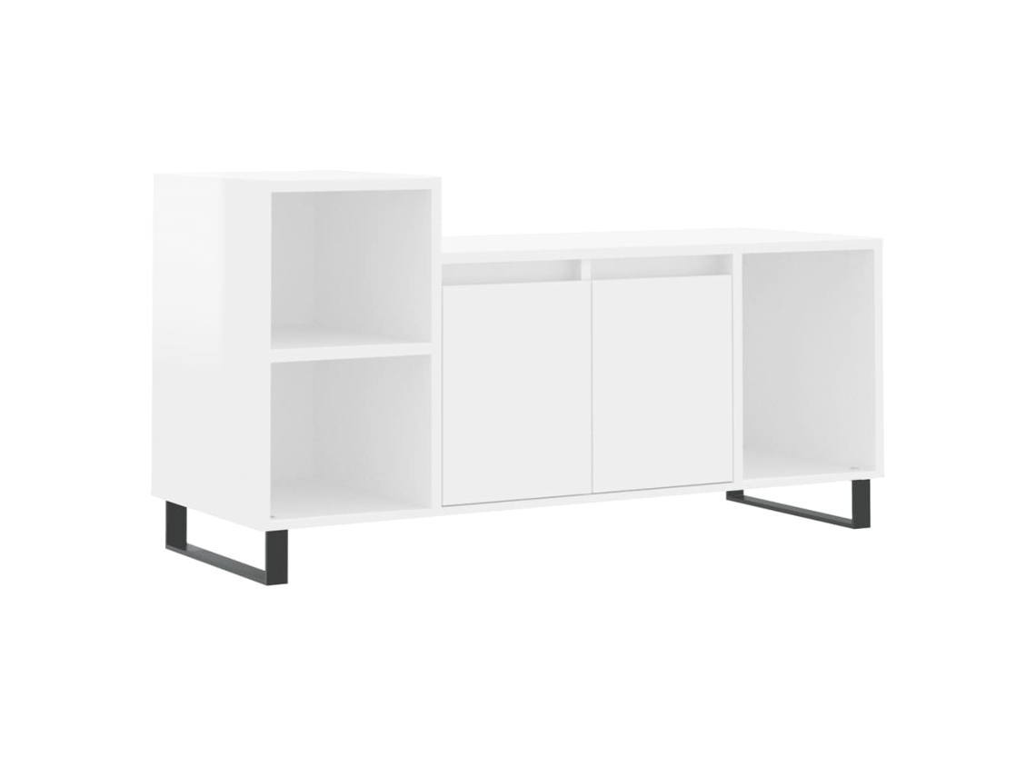 Tv Cabinet, Tv Cabinets Vidaxl Branco Madeira Processada (n/a)