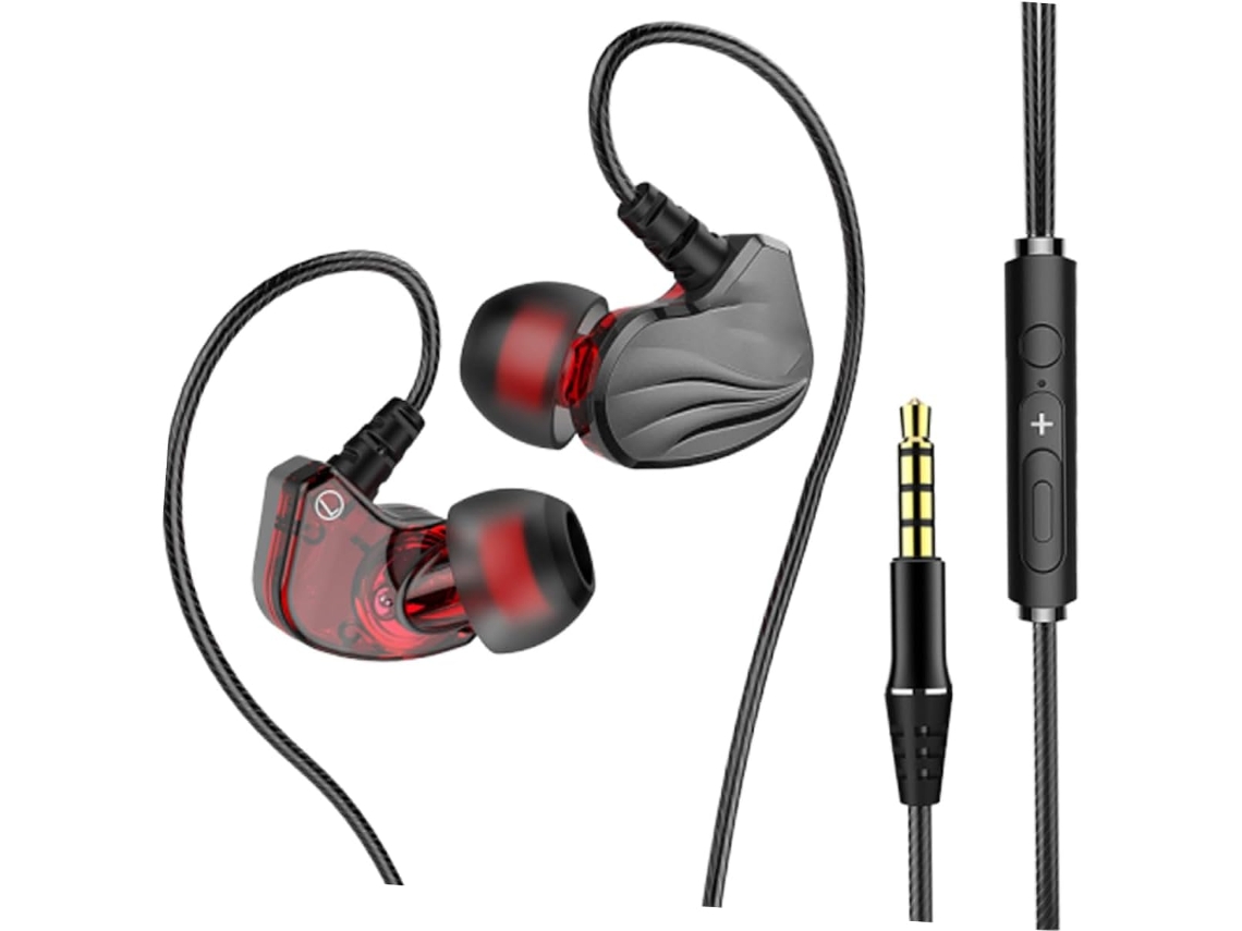 Fones De Ouvido Com Som Graves E Para Tablet. Design Cabo Na Cor Cinza