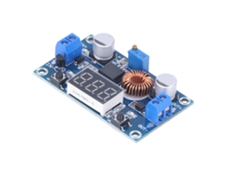 Módulo Conversor Dcdc Xl4015 De Alta Potência 5a 75w Com Regulagem E Display De Tensão