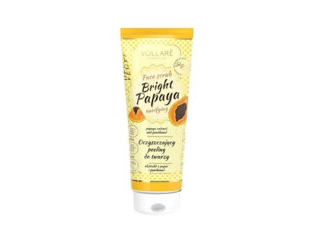 Vegebar Brilho De Mamão Papaya Esfoliante Facial Purificante, 100ml Vollare