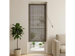Vidaxl Estores De Rolo Cinzento 50 X 220 Cm Bambu