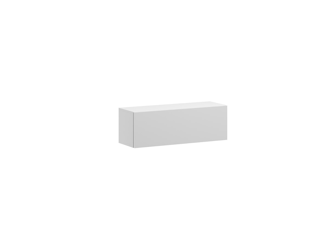 Cama Cabinet Vigo 90 Full 90/35/32 Branco/branco Brilho Cama Meble