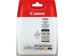 Tinteiro CANON Cli-581 C/M/Y/Bk Multicor (2103C004)