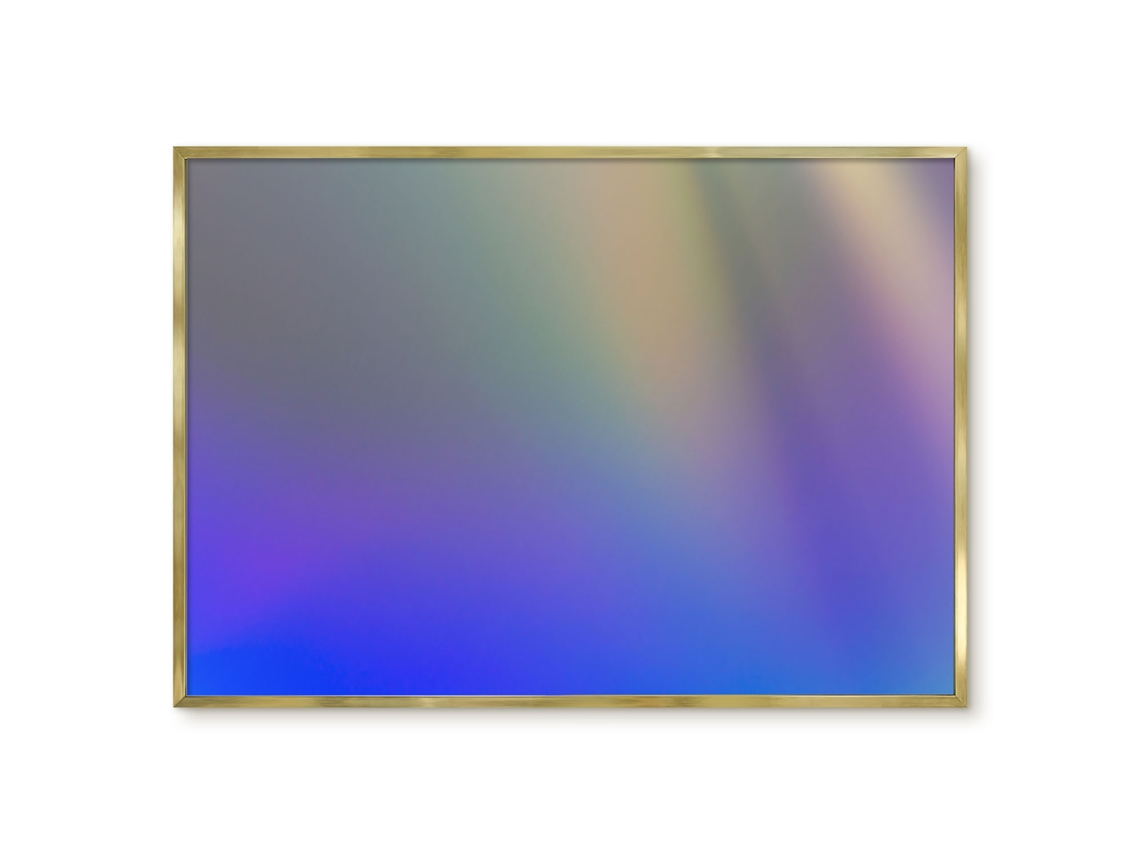 Quadro de parede magnético colorido com brilho para escritório Espelharte (100x70 cm)