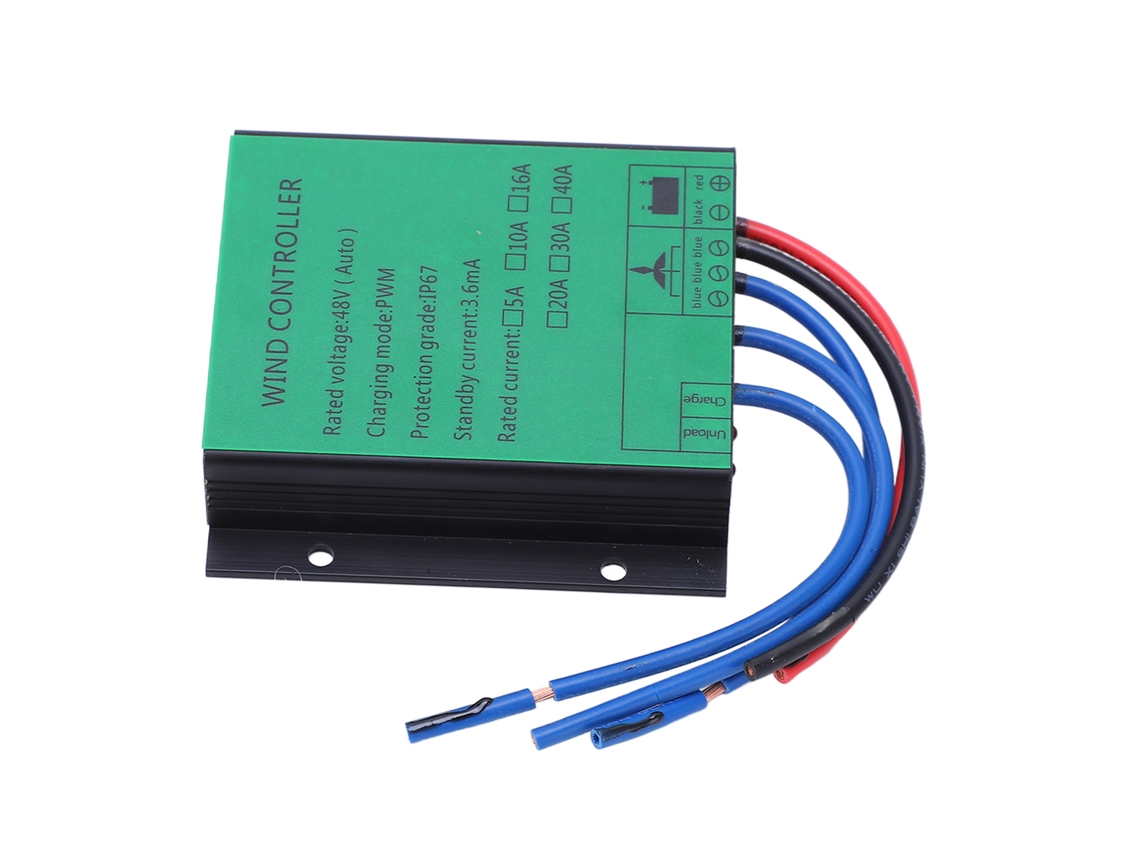Controlador De Turbina Eólica 1000w: Carregamento Pwm Eficiente, Ip67, Indicador Led, 48v 20a