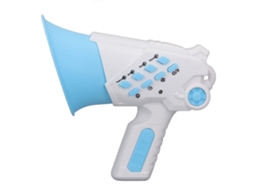 Mali brinquedo de Altera Voz Mini Megafone Manual Plástico para Crianças Azul Céu