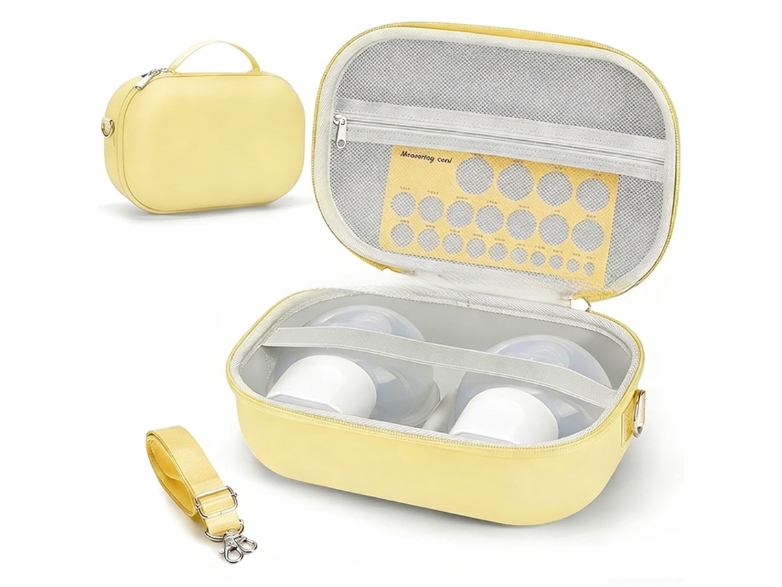 Bolsa Para Bomba Tira-leite Elétrica Proteção Contra Terremotos (amarelo)