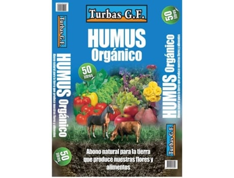 Abono humus organico 50 litros bolsa