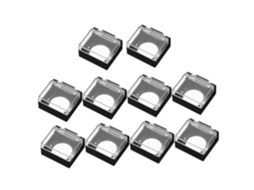 Tampa De Botão Quadrada À Prova De Poeira De 16 Mm Para Botão De Parada De Emergência